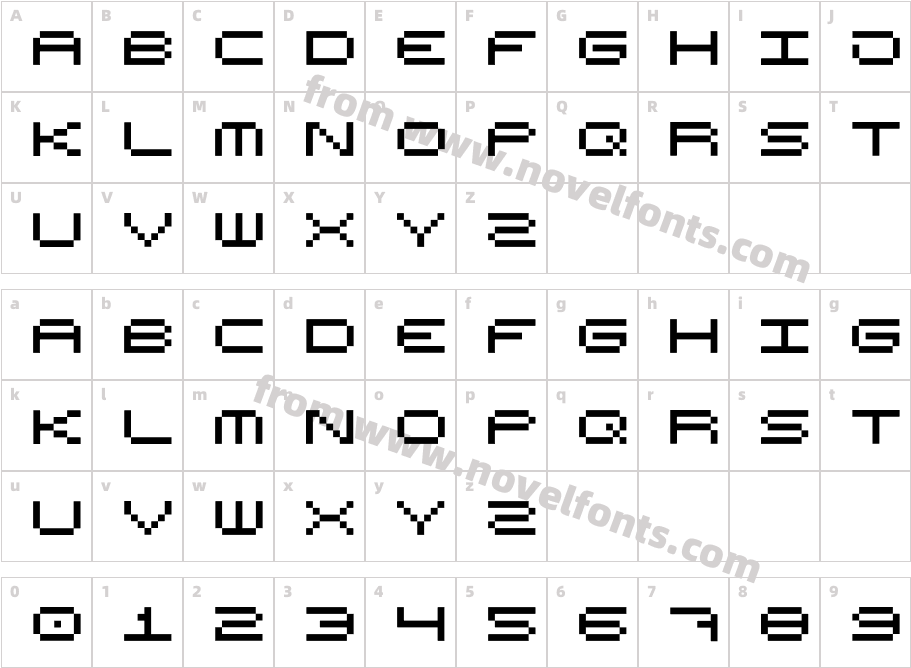 High75Character Map