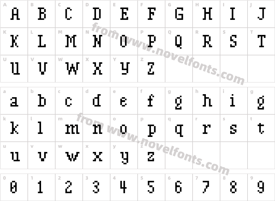 HighHatCharacter Map