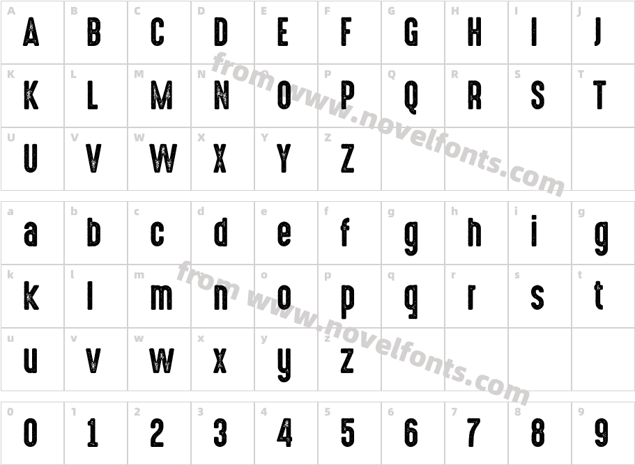 HighVoltage RoughCharacter Map