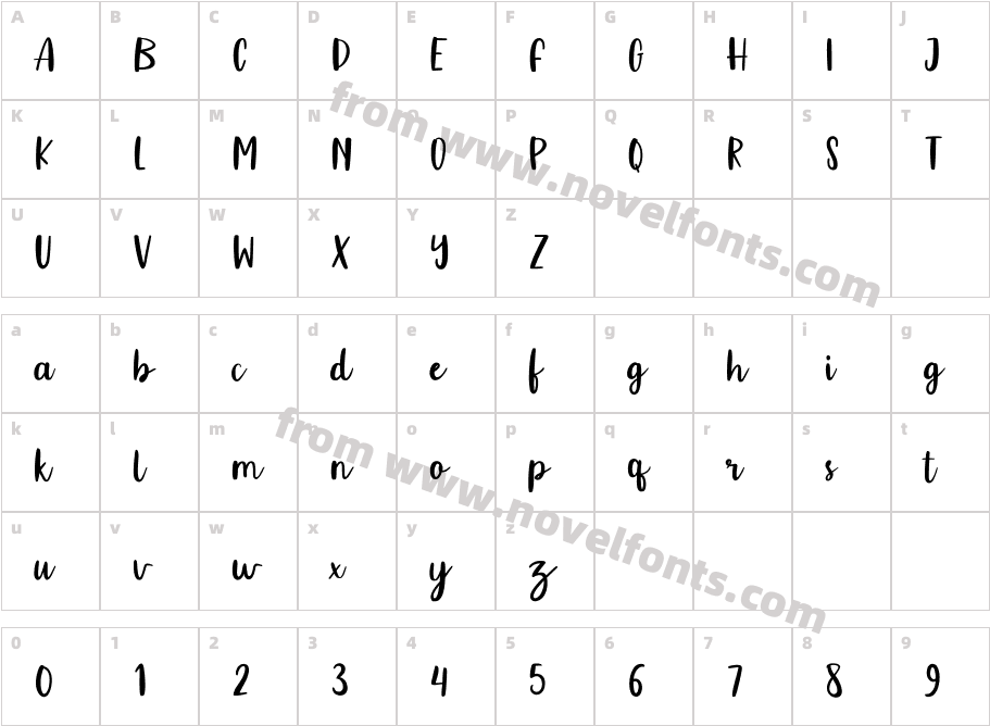 HillowScriptCharacter Map