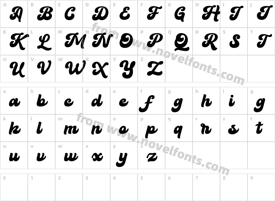 Hindya-RegularCharacter Map