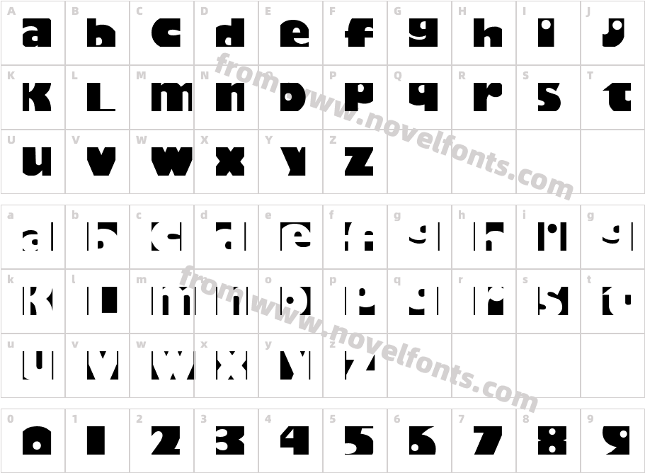 HoDadOneCharacter Map