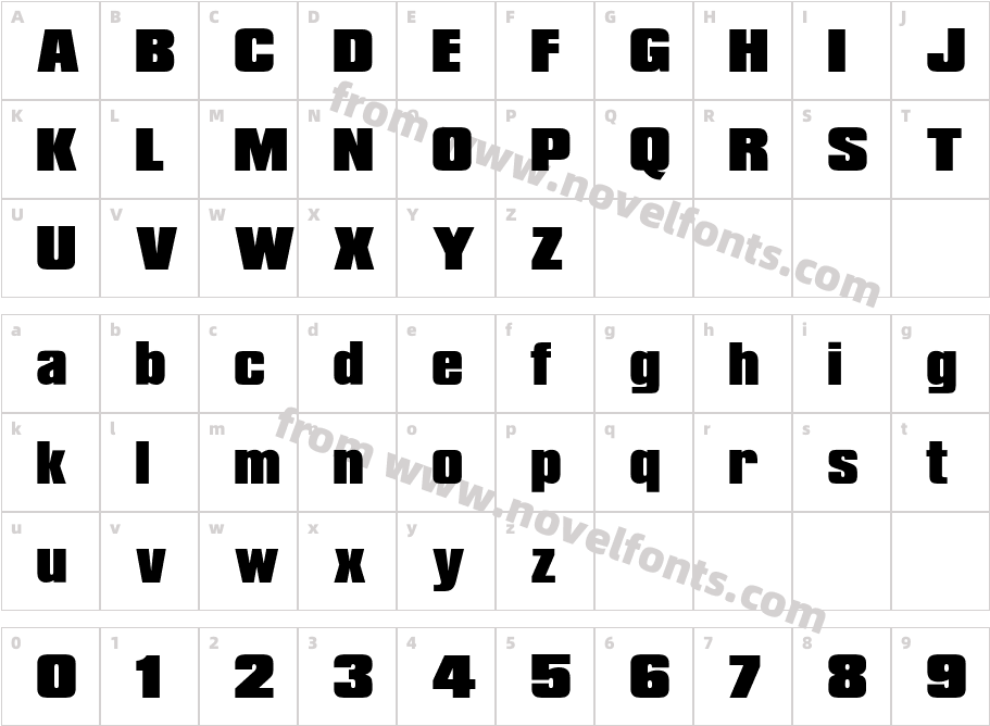 CompactaICG-BlackCharacter Map