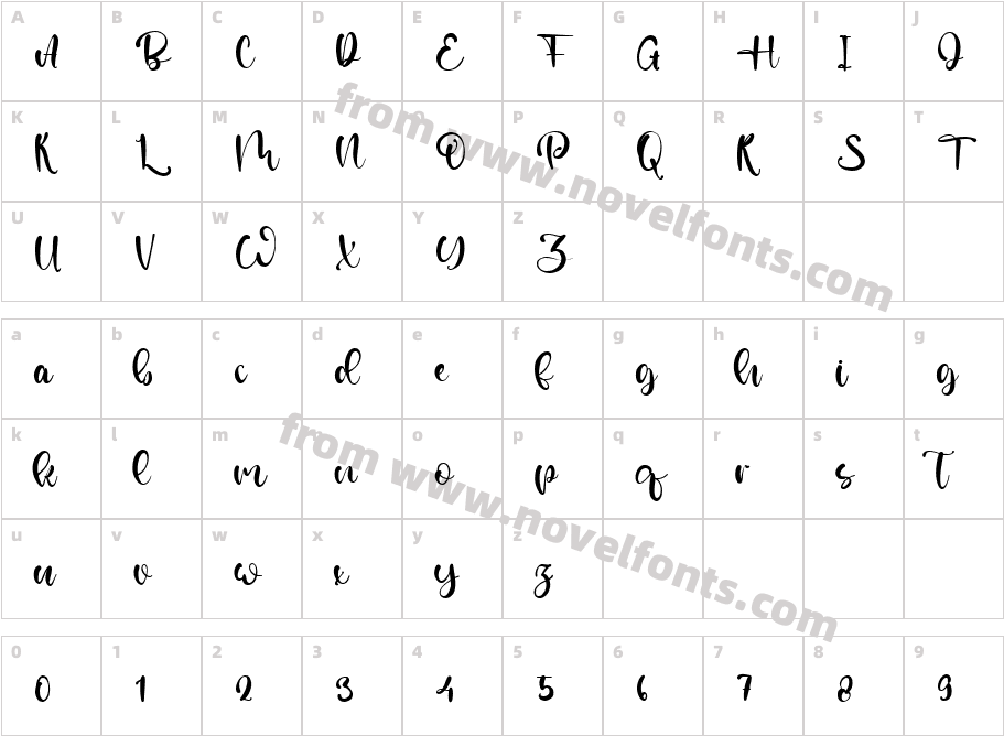 Hollow SpringCharacter Map