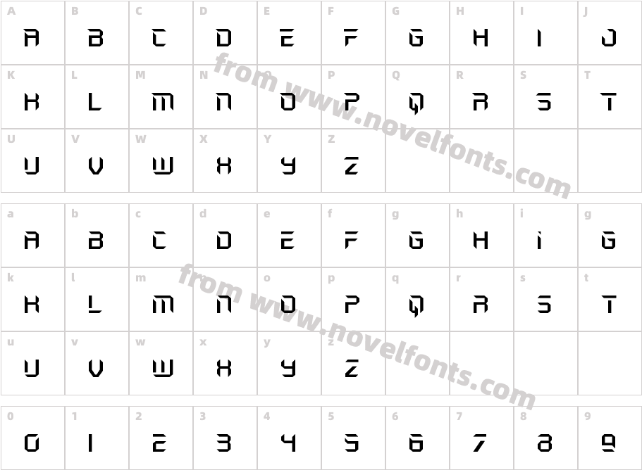 Holo-Jacket ExpandedCharacter Map