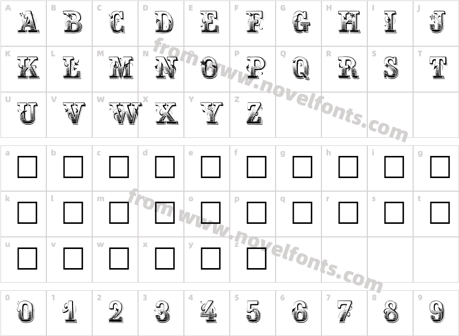 Holtzschue PlainCharacter Map