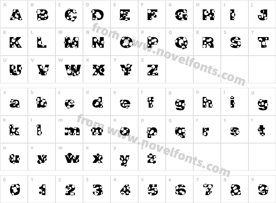 HolyMoly NormalCharacter Map