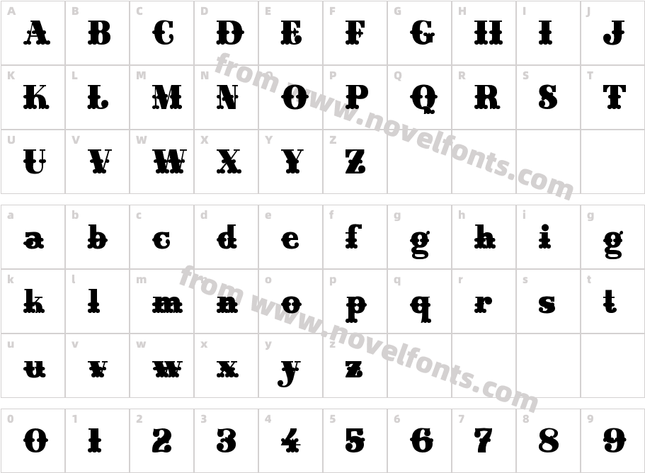 Home Style FillCharacter Map