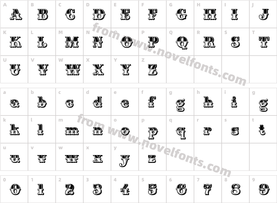 Home Style PlainCharacter Map