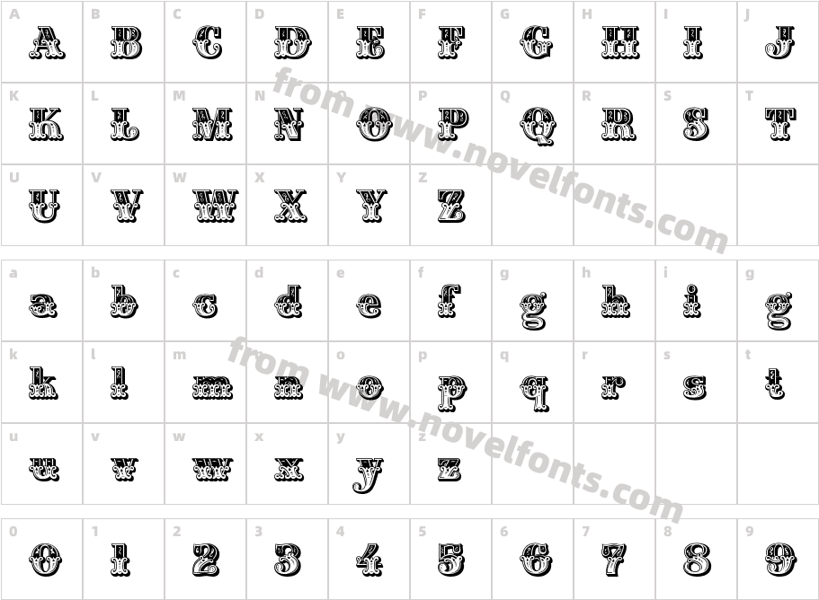 Home StyleCharacter Map