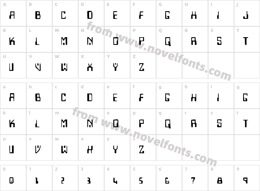 Homemade RobotCharacter Map