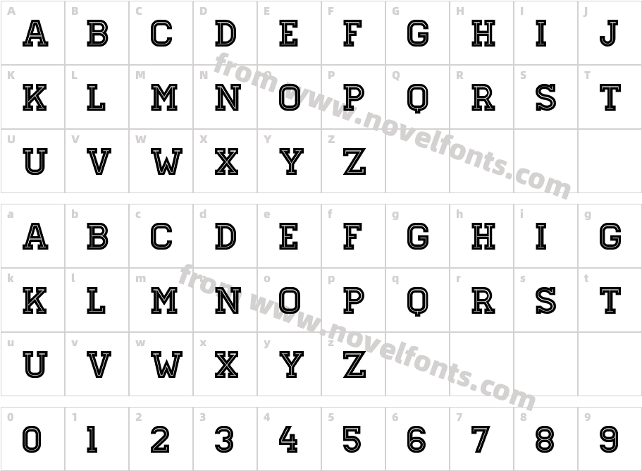 Homestead-InlineCharacter Map