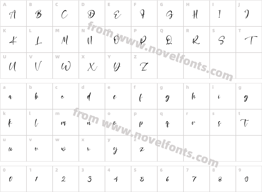 HonneyBabyCharacter Map