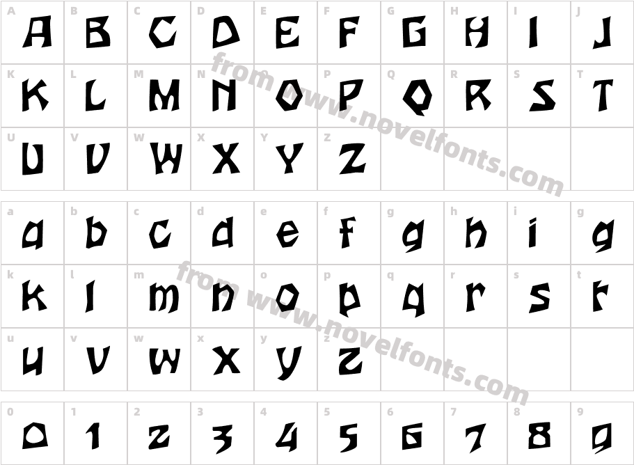 Hooters-NormalCharacter Map