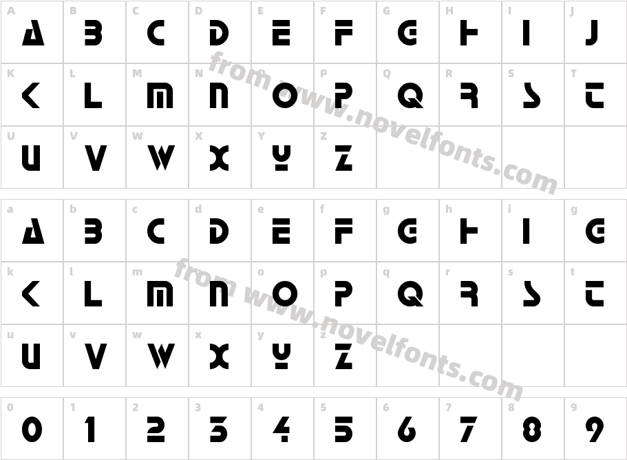 HorizonCharacter Map