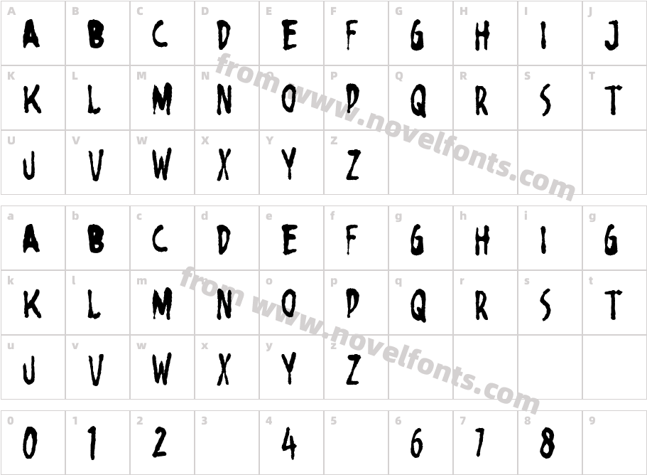 Horror BrushCharacter Map