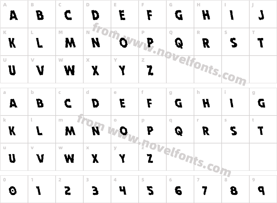 Horroween LeftalicCharacter Map