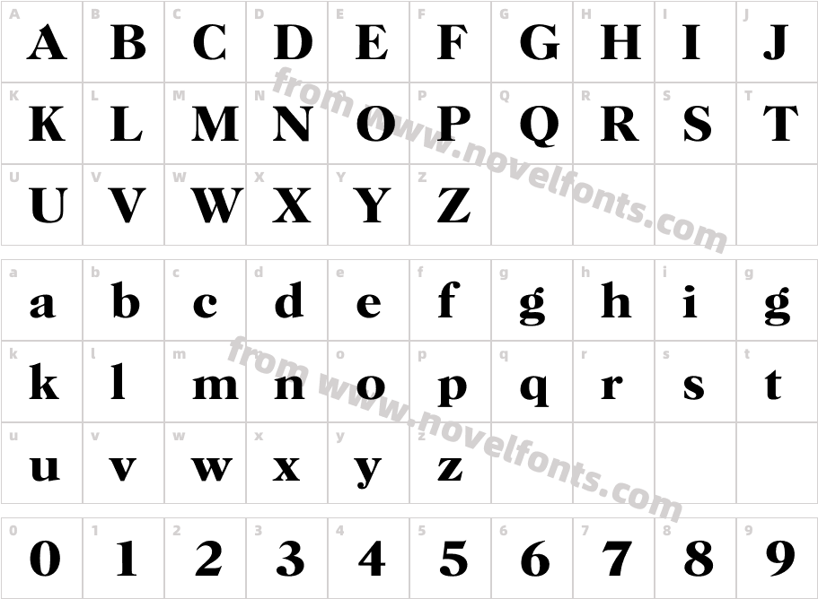 Horsha-DemiBoldCharacter Map