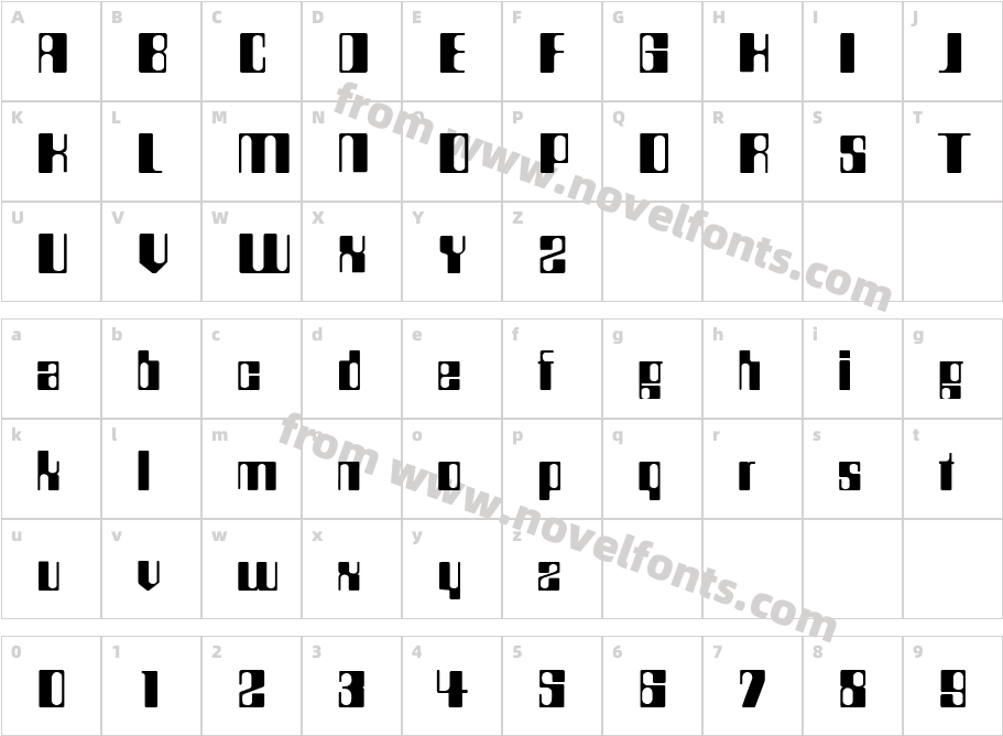 Compstyle RegularCharacter Map