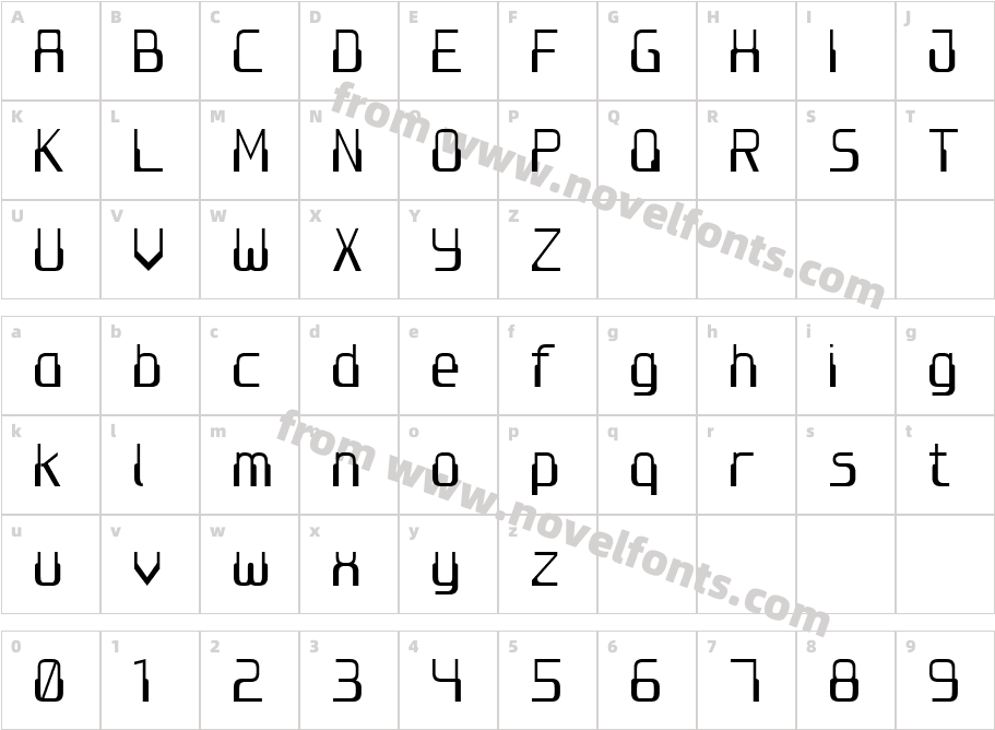 Computer 7Character Map