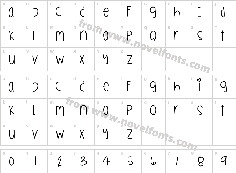 HotlineBlingCharacter Map