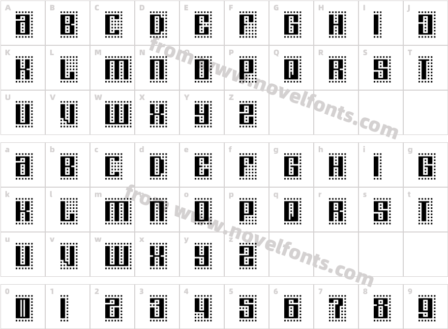 ComputerAmokCharacter Map