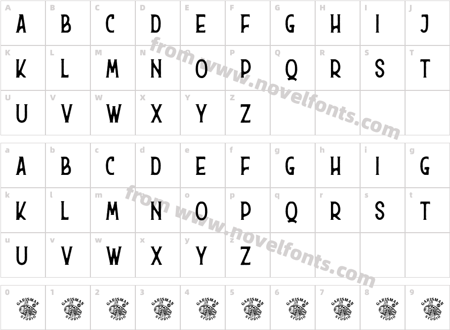 HursonCharacter Map