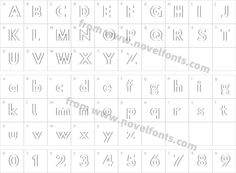 Hussar PlateCharacter Map