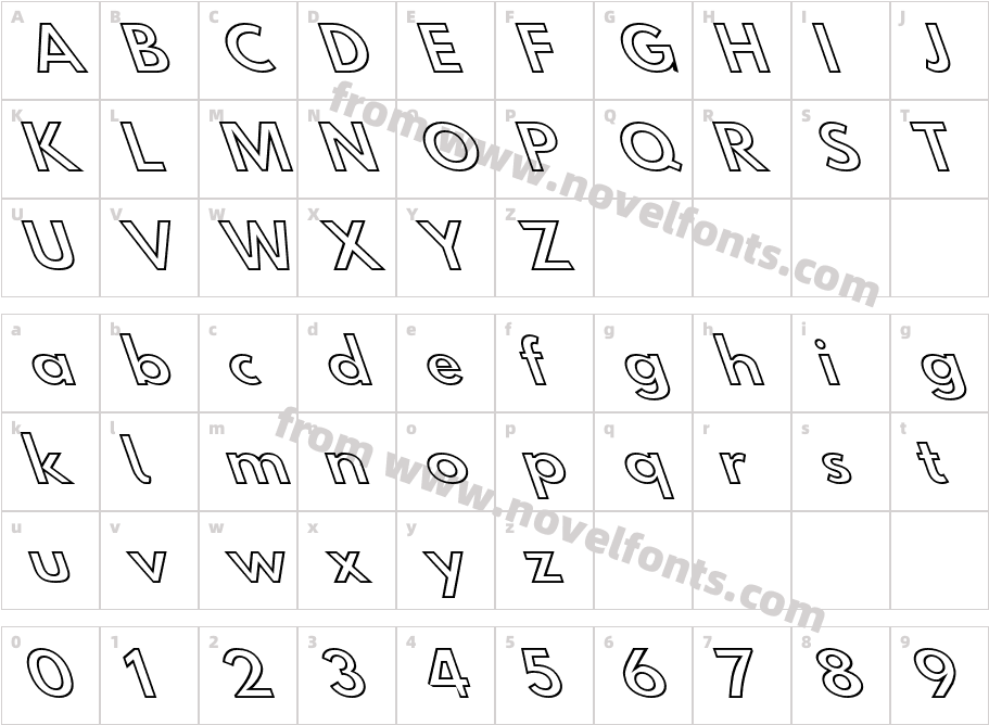 Hussar Simple Extended Ghost OppositeOblique ThreeCharacter Map