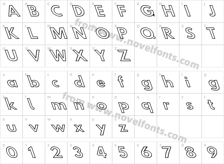 Hussar Simple SuperExtended Ghost OppositeOblique3Character Map