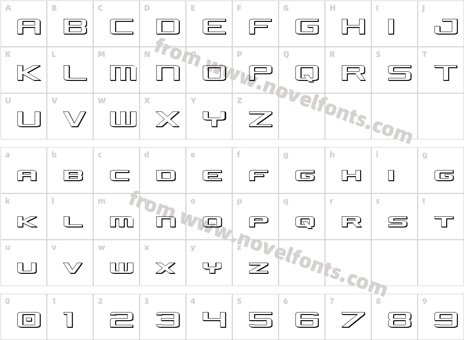 Concielian Jet 3DCharacter Map