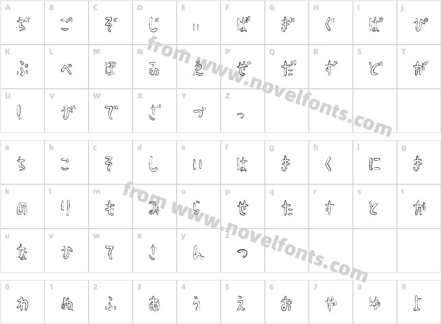 HyonnakotokaraHRCharacter Map