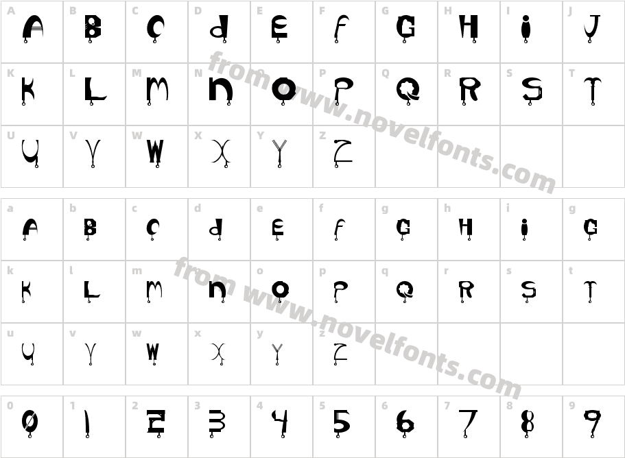 Hyper 3Character Map