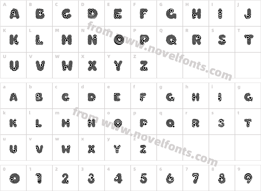 HypmotizinCharacter Map