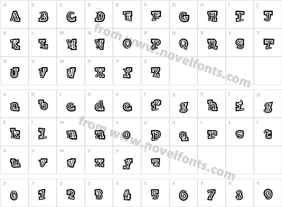 HypnotizeCharacter Map