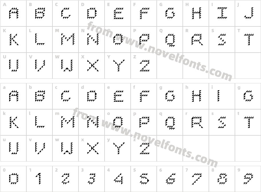 I ROBOT RegularCharacter Map