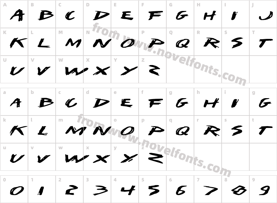 I Want My TTR! (Expanded)Character Map