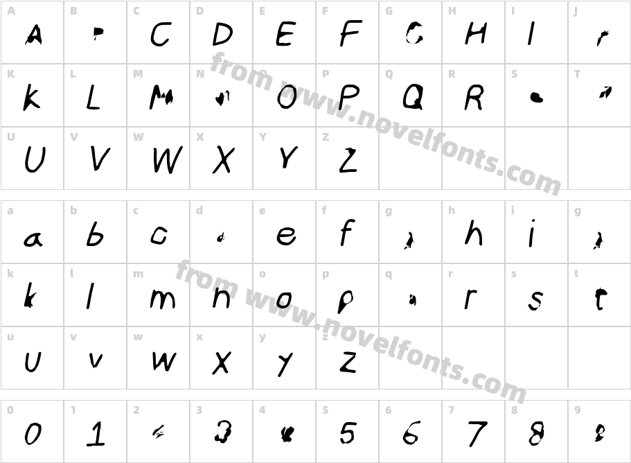 ILikeTurtles ObliqueCharacter Map