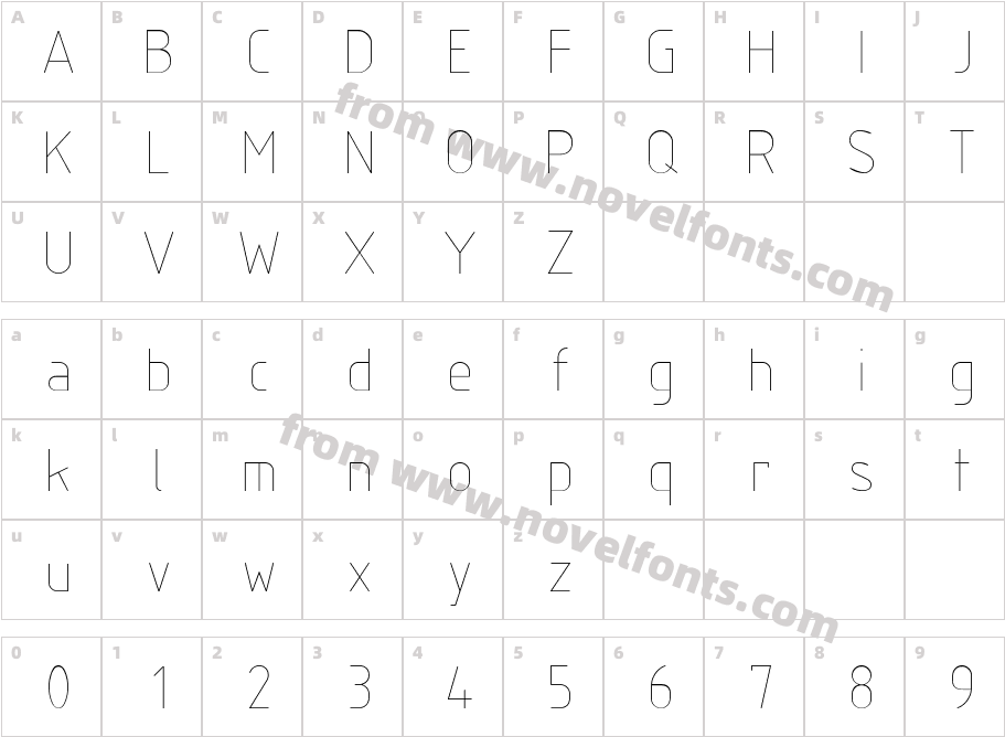 ISOCTCharacter Map