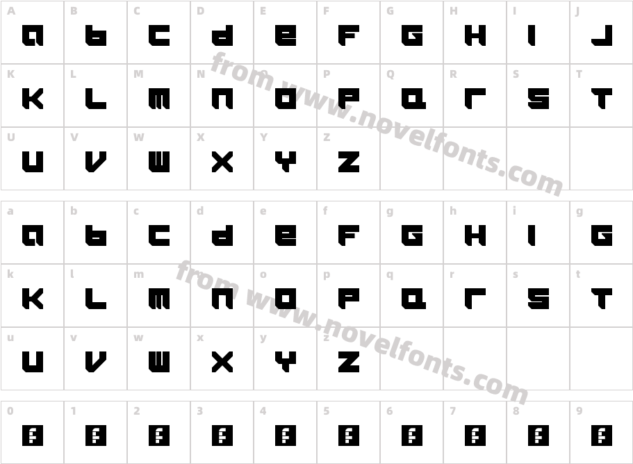 IcarasCharacter Map