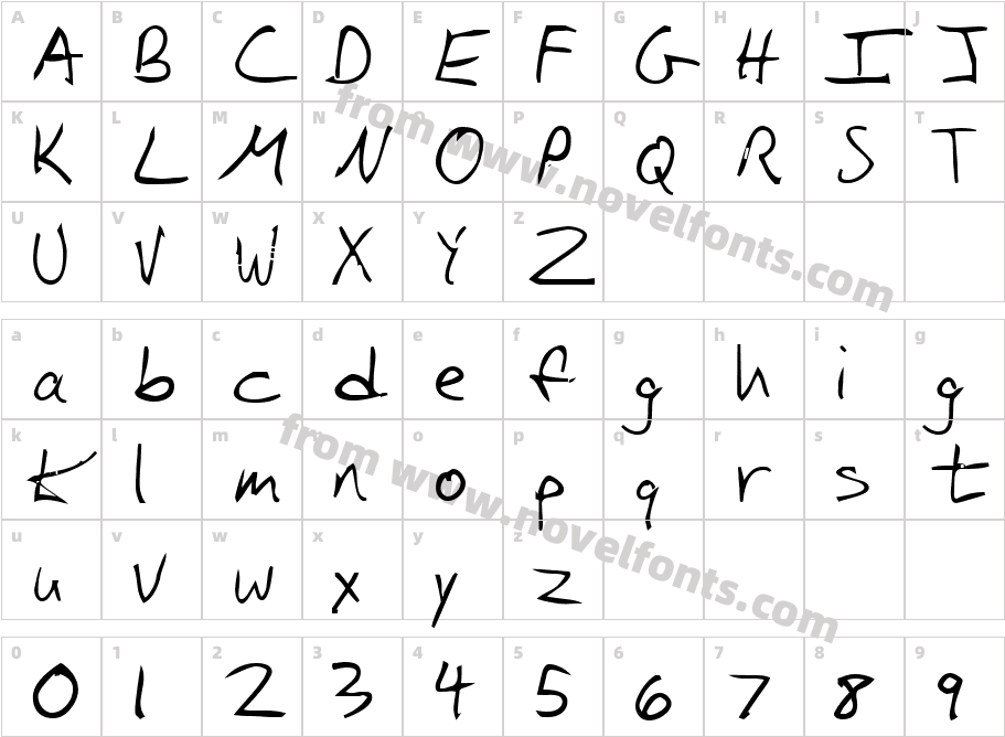 IglookCharacter Map