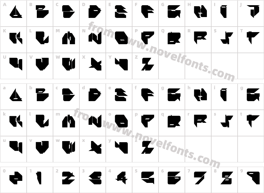 Ikos Dub SolidCharacter Map