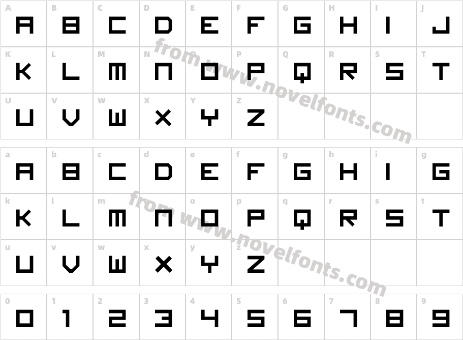 Imagine Font RegularCharacter Map