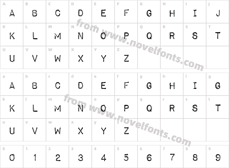 Impact Label ReversedCharacter Map