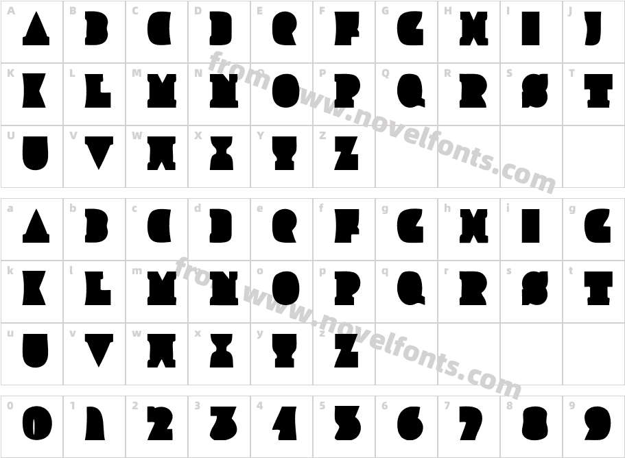 ImprolijaCharacter Map