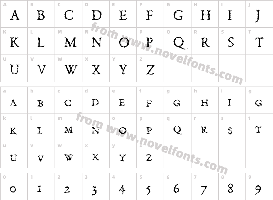 Index 29°Character Map