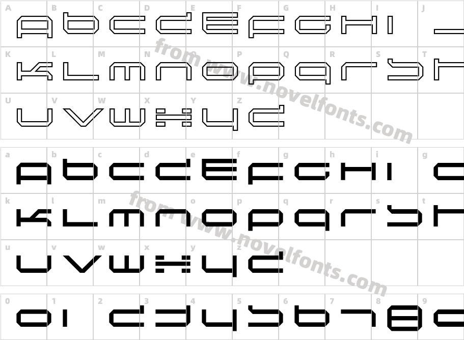 InductionCharacter Map