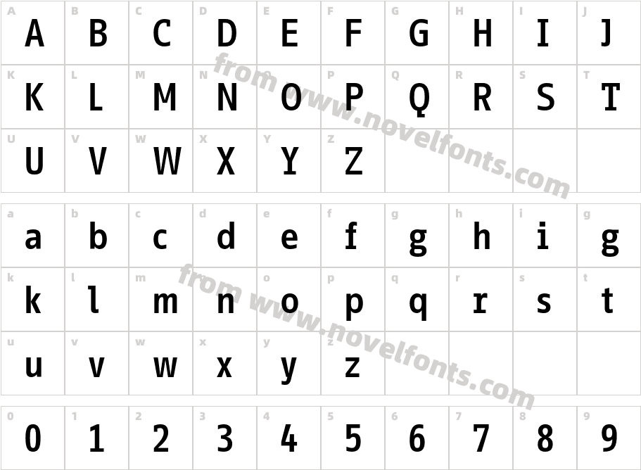 InfoOffice-BoldCharacter Map