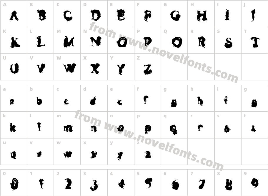 IngloriouserCharacter Map