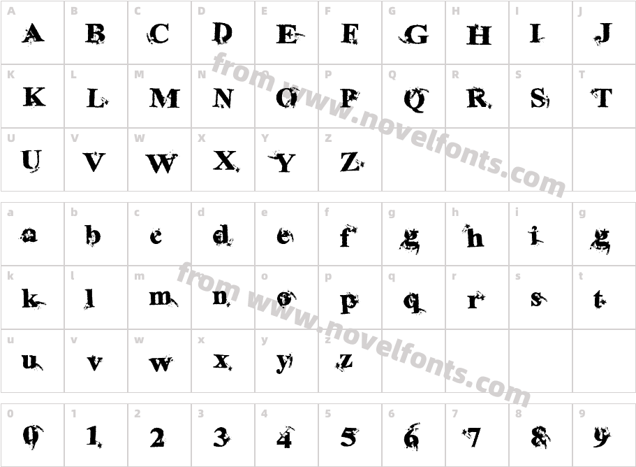 InkSpecialCharacter Map